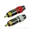 RCA Plug Gold Metal shell